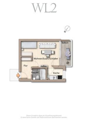 1-ZKB Apartment, Balkon! Bezugsfreie Eigentumswohnung in München-Pasing – gepflegt, sofort verfügbar – 81243 München – Vorschaubild 5