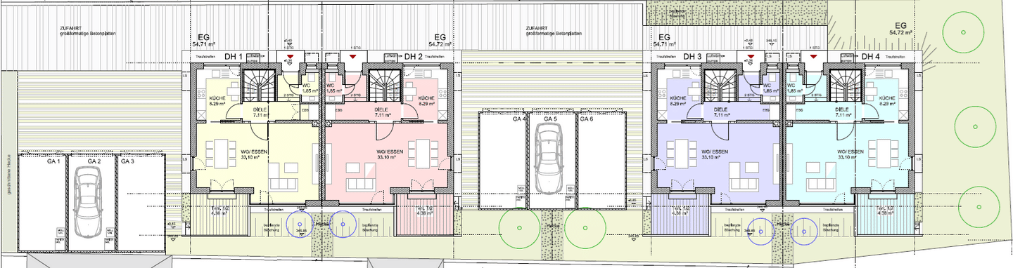 Neubau: geräumiges Doppelhaus, eingewachsen mit etwa 250 qm Grund und Westgarten in Prüfening - individuelle Raumaufteilung und Ausstattung möglich – Regensburg – Vorschaubild 6