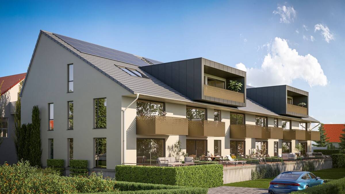 Penthouse-Wohnen mit Loggia und besonderem Raumgefühl – 71083 Herrenberg – Bild 1 von 9