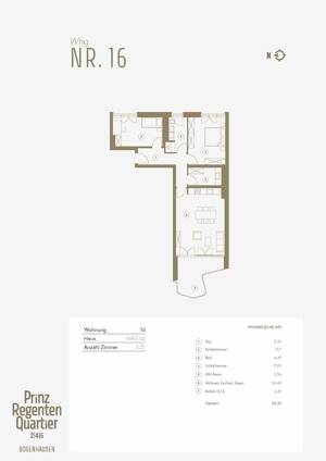 WE Nr. 16: Stilvoll wohnen im Quartier - 3 Zimmer mit Balkon, Tageslichtbad & West-Ausrichtung – 81677 München – Vorschaubild 5