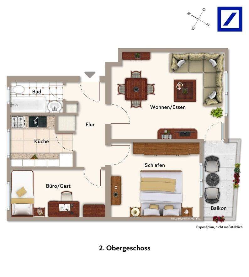 2,5 Zimmer kaufen - 3 Zimmer leben! Sonnige Wohnung mit Süd-Balkon & niedrigen Kosten – Berlin – Vorschaubild 7