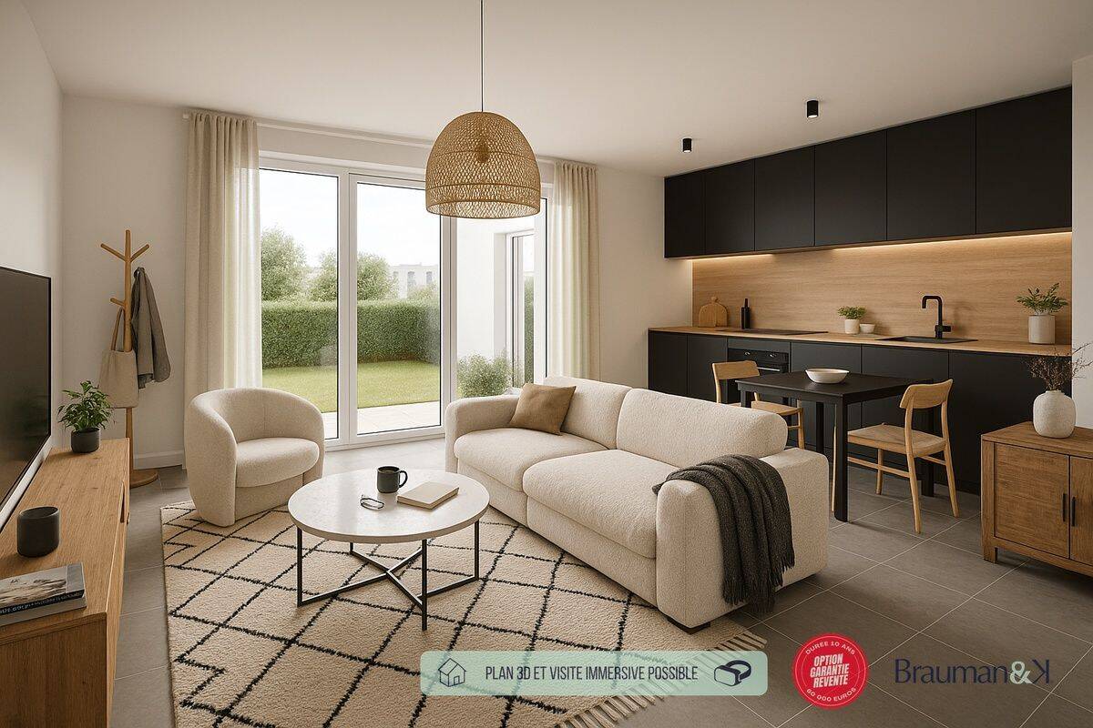 Appartement 2 pièces 42 m² · à Angers · 42 m² · 210 000 €