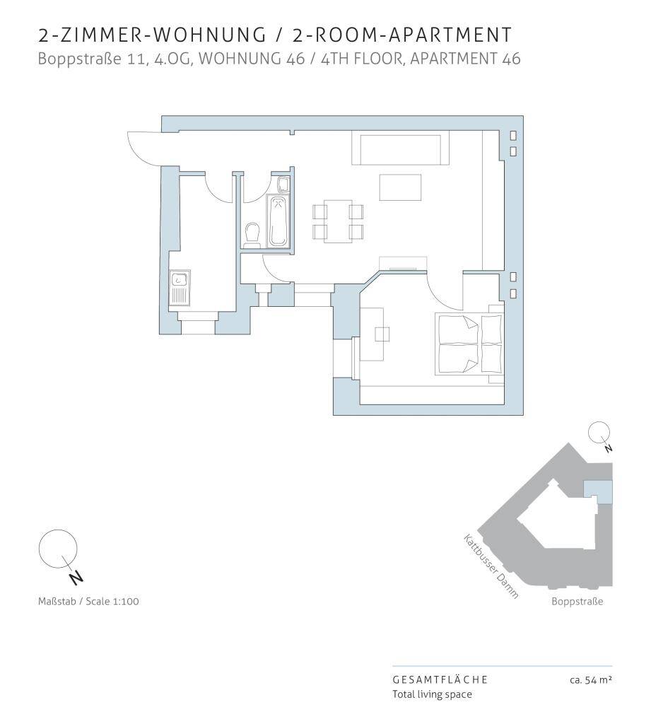 2-Zimmerwohnung in Kreuzberg als Kapitalanlage – Berlin – Vorschaubild 5