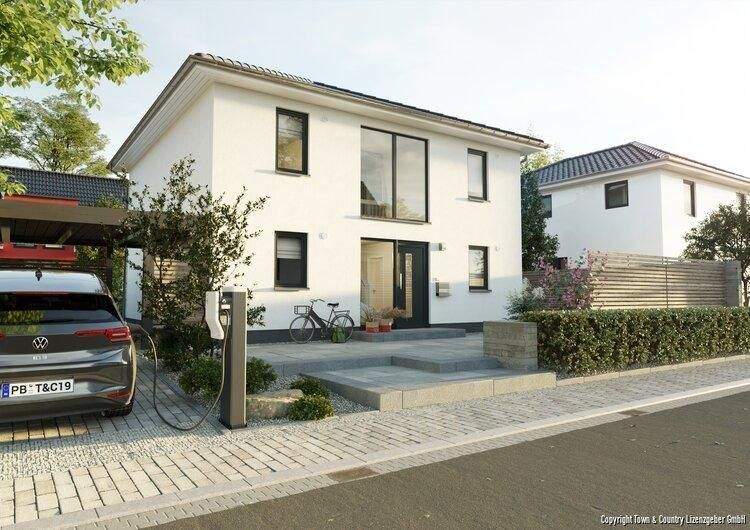 ECO-Paket - Strom vom eigenen Dach inklusive: Elegante Stadtvilla - Dein neues Zuhause - massiv errichtet inkl. Festpreis-und Bauzeit-Garantie – Ramstein-Miesenbach – Bild 1 von 9
