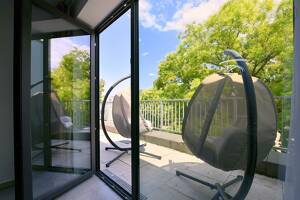 Exklusive Penthouse Wohnung, modern möbliert mit Stellplatz in Stuttgart Giebel – 70499 Stuttgart – Vorschaubild 7