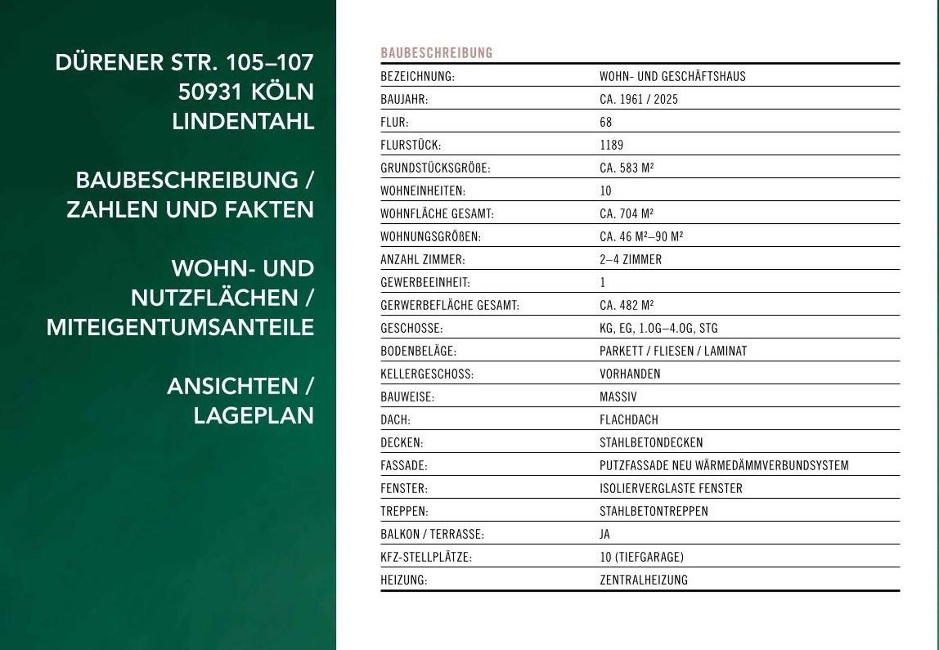 Etagenwohnung in 50931 Köln mit 92,81 m² kaufen