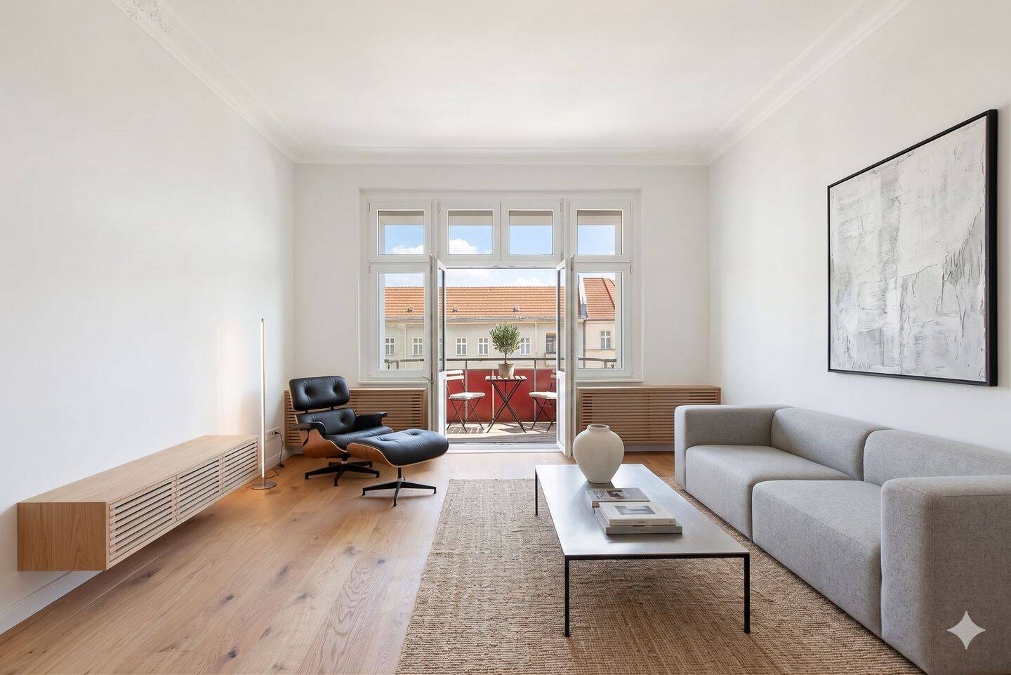 Hochwertig sanierte Altbauwohnung: Lichtdurchflutetes Raumwunder mit Balkon in Berlin Westend – Berlin – Vorschaubild 2