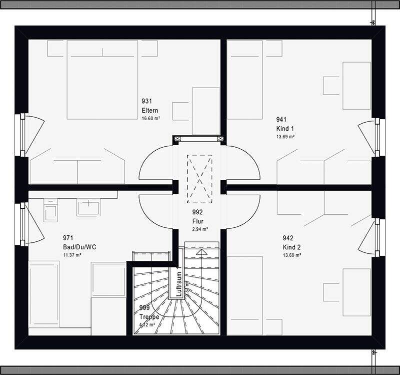 Bauen Sie hier das TREND massa haus mit 126 qm – Meerane – Vorschaubild 3