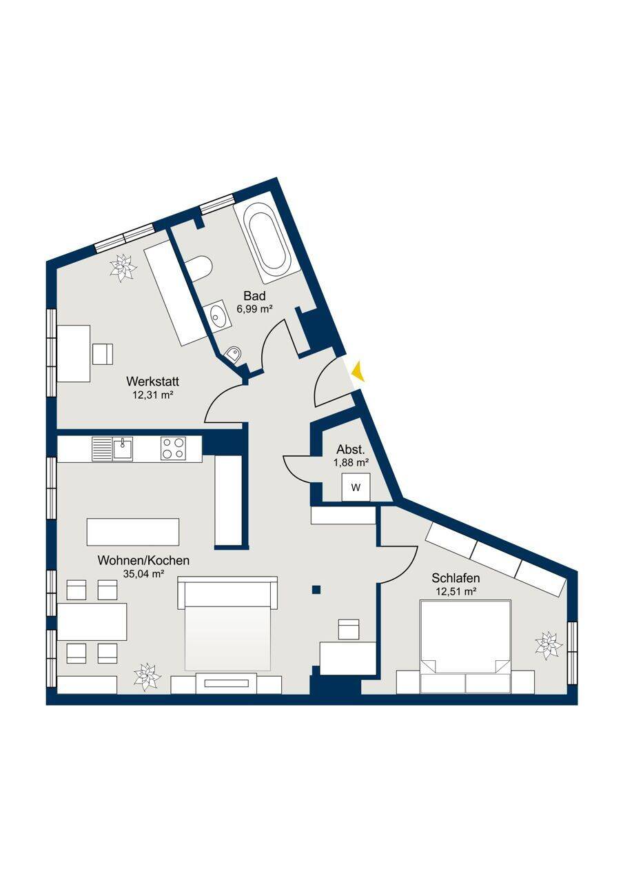Ideal für Pendler: Charmante 3-Zimmer-Wohnung mit schneller Anbindung nach München – Augsburg – Vorschaubild 9