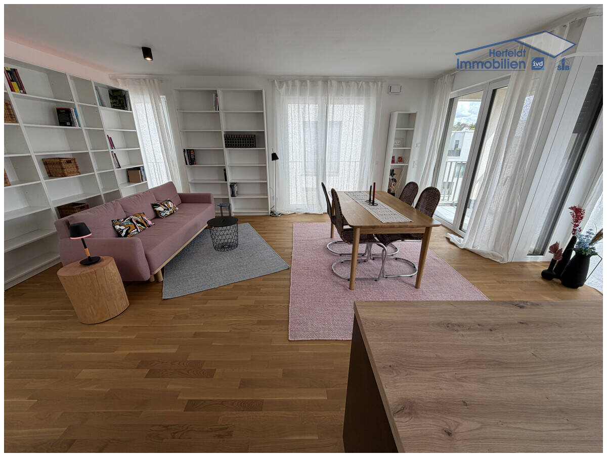 Möblierte 2-ZKB-Luxus-Neubauwohnung mit Südwest-Terrasse & TG-Stellplatz am Papierbach - bezugsfrei – Landsberg am Lech – Vorschaubild 5