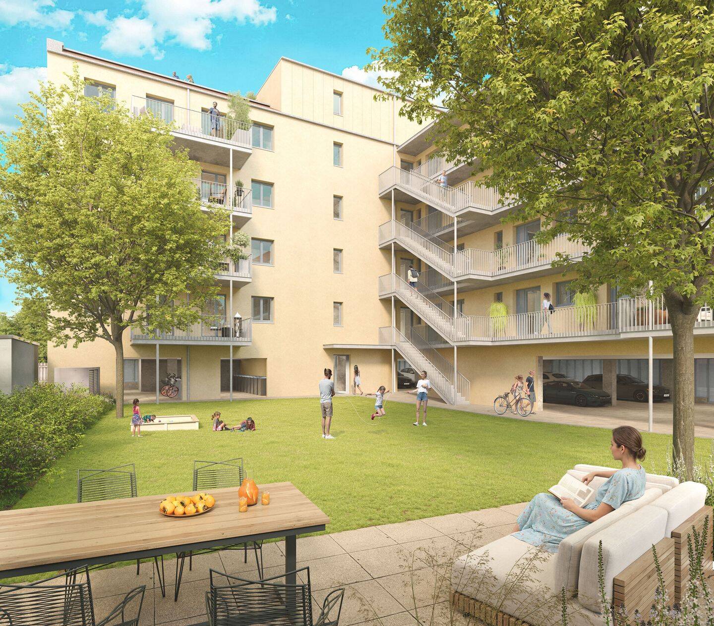 NEUBAU-Wohnung mit Balkon zum Garten * 4 Zimmer * KFW 40 und QNG