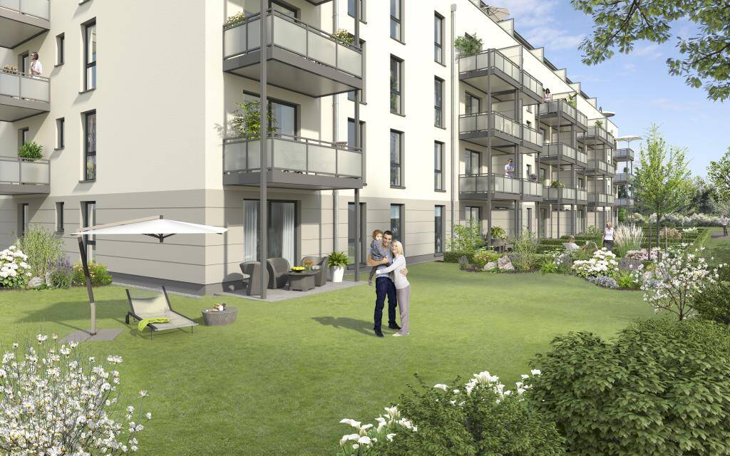 Bei VIVAWEST die Sonnenstrahlen auf der eigenen Terrasse genießen. – Mönchengladbach – Vorschaubild 2