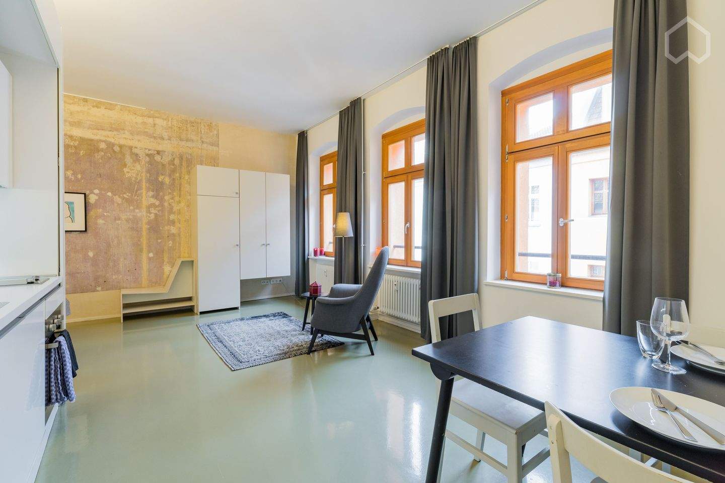 Schickes Studio-Apartment in modernem Design zentral gelegen in Friedrichshain (Berlin) – Berlin – Vorschaubild 2