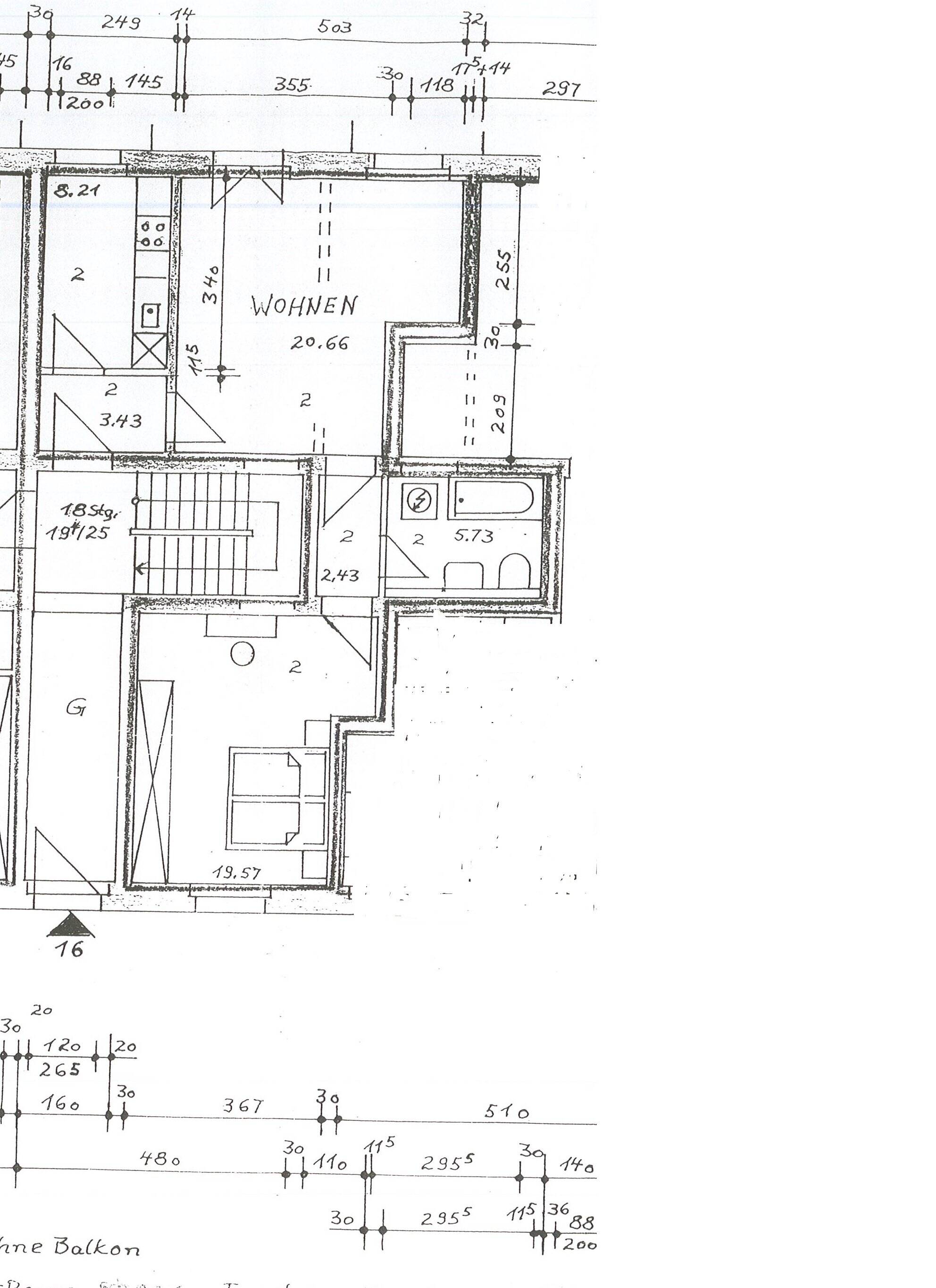 Fliegerstädtchen - schöne Zweiraumwohnung mit Balkon im Erdgeschoss