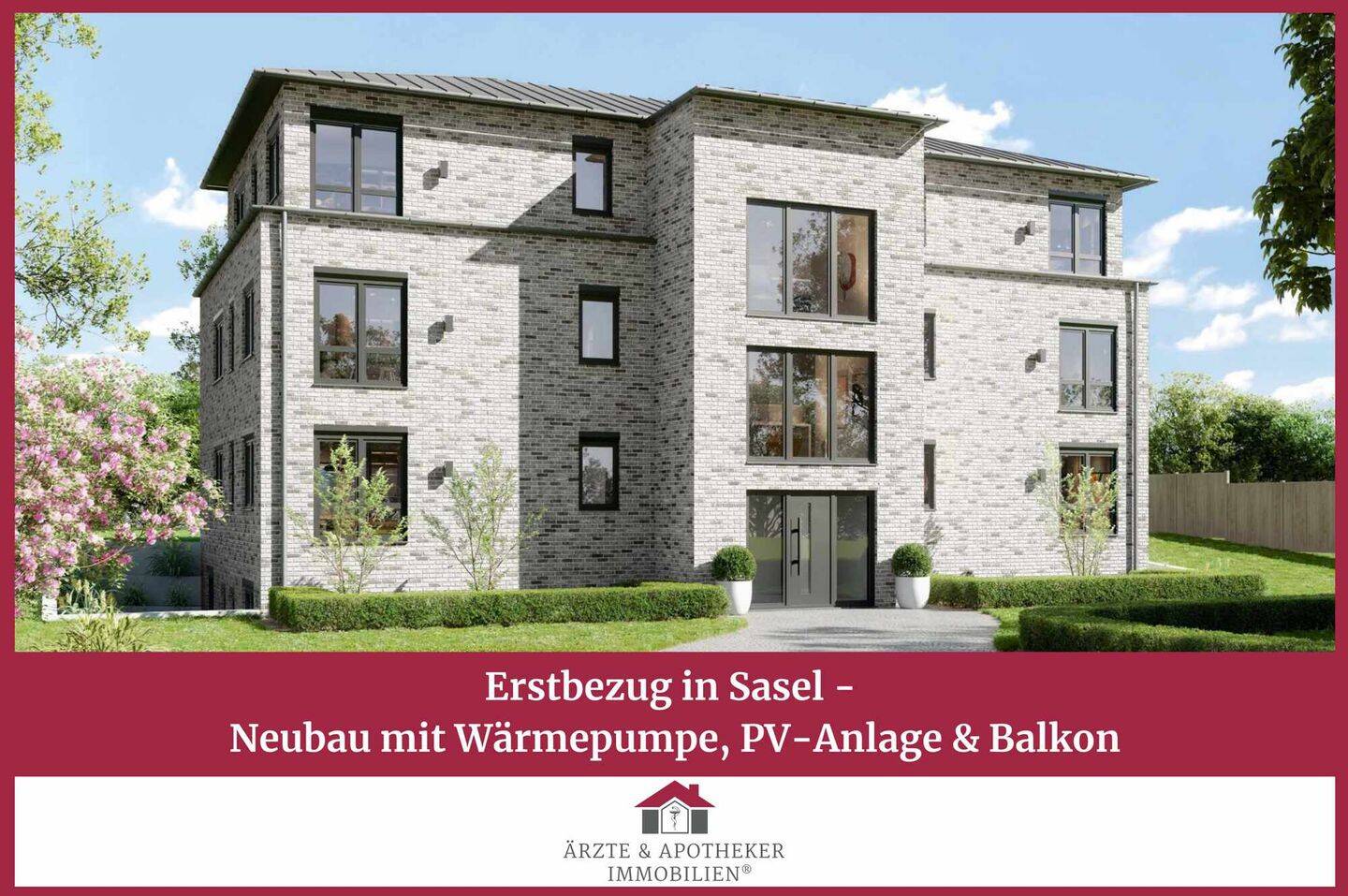 Erstbezug in Sasel - Neubau mit Wärmepumpe, PV-Anlage & Balkon