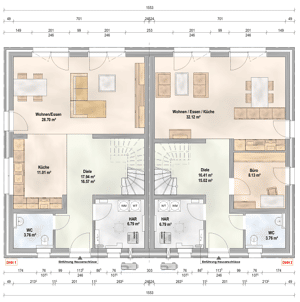 Willkommen Zuhause! Doppelhaushälfte mit ca. 116 m² Wohnfläche, 4 Zimmern und PV-Anlage auf einem Traumgrundstück mit 500 m² in Fischbek! – 21147 Hamburg – Vorschaubild 3