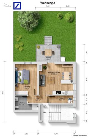 Gründerzeit trifft Moderne: 2-Zi.-Gartenwohnung in stilvoll sanierter Villa in Friedbergs Toplage - Erstbezug 2027 – 61169 Friedberg – Vorschaubild 5