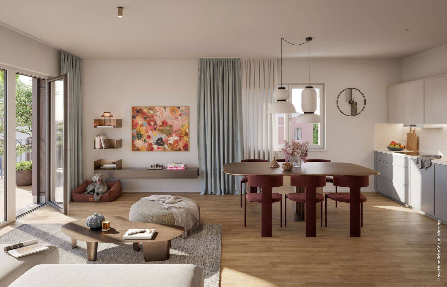 Attraktive 4-Zimmer-Wohnung mit ca. 94 m² samt Dusche, Gäste-WC, Balkon und Garten – Berlin – Vorschaubild 5