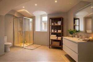 Exklusiver Erstbezug in Omsewitz: Möblierte 2-Zimmer-Designwohnung mit Terrasse & Gewölbecharme – 1157 Dresden – Vorschaubild 5