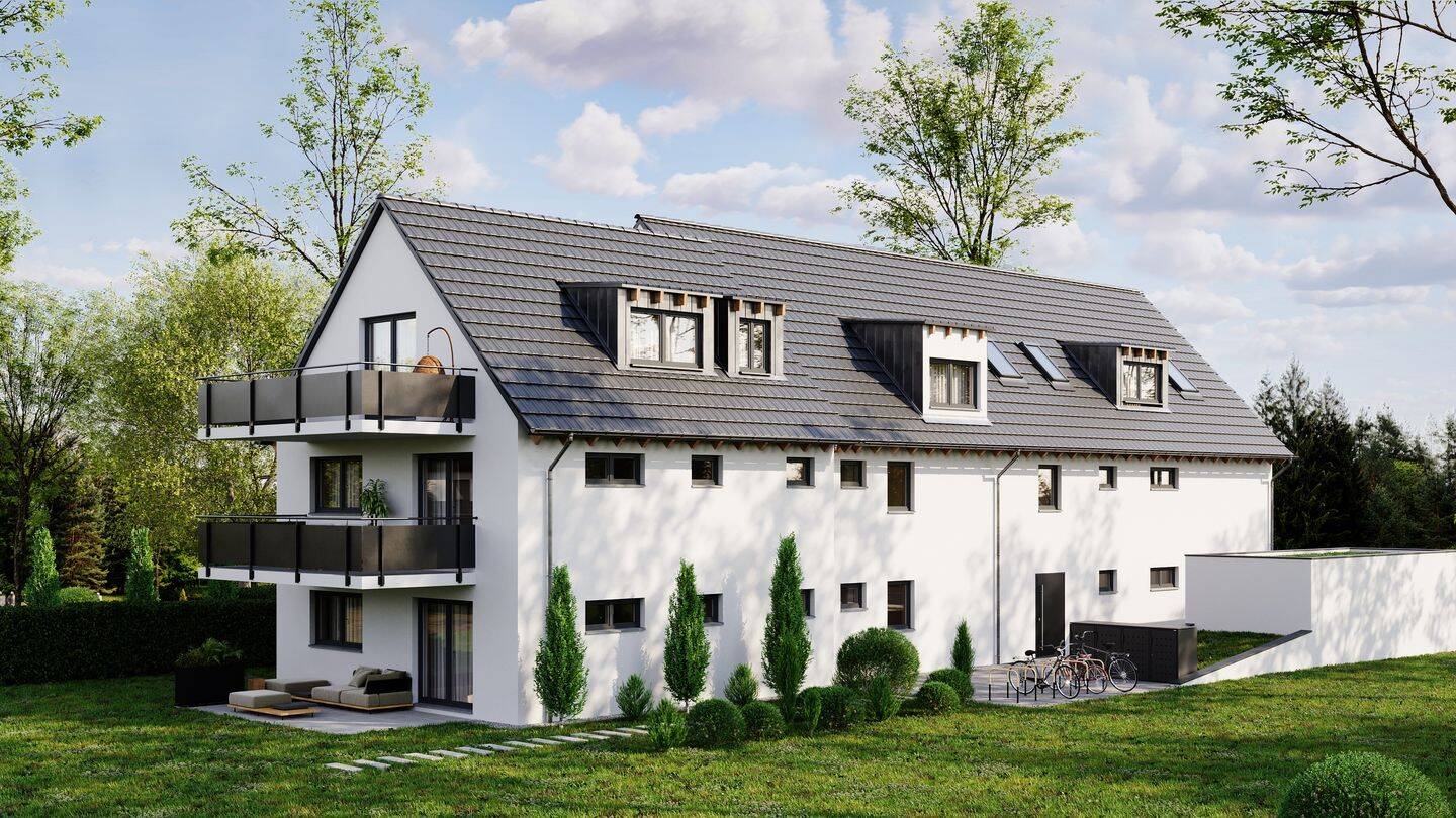 Attraktive Neubau-Wohnung in Moosach: Elegante 2-Zimmer-Einheit mit Garten