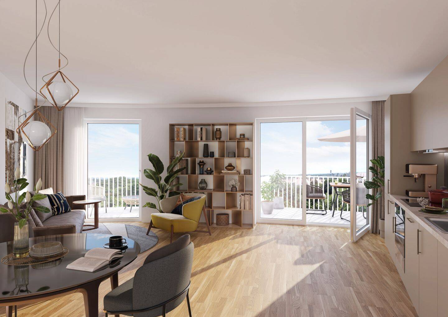 3-Zimmer-Wohnung mit 76,95 m² - Platz für Familie, Gäste und Homeoffice | 1. OG – Augsburg – Vorschaubild 4