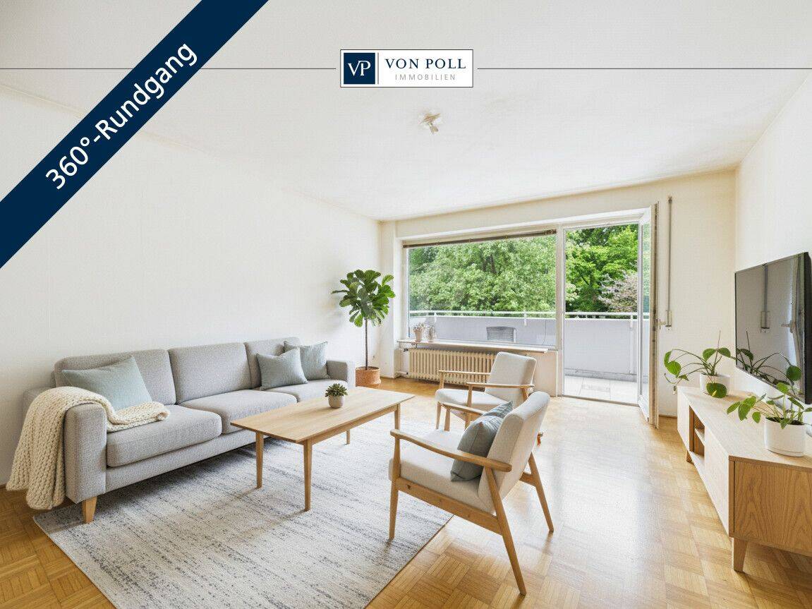 Ruhig wohnen in der Gartenstadt mit Balkon & Garage