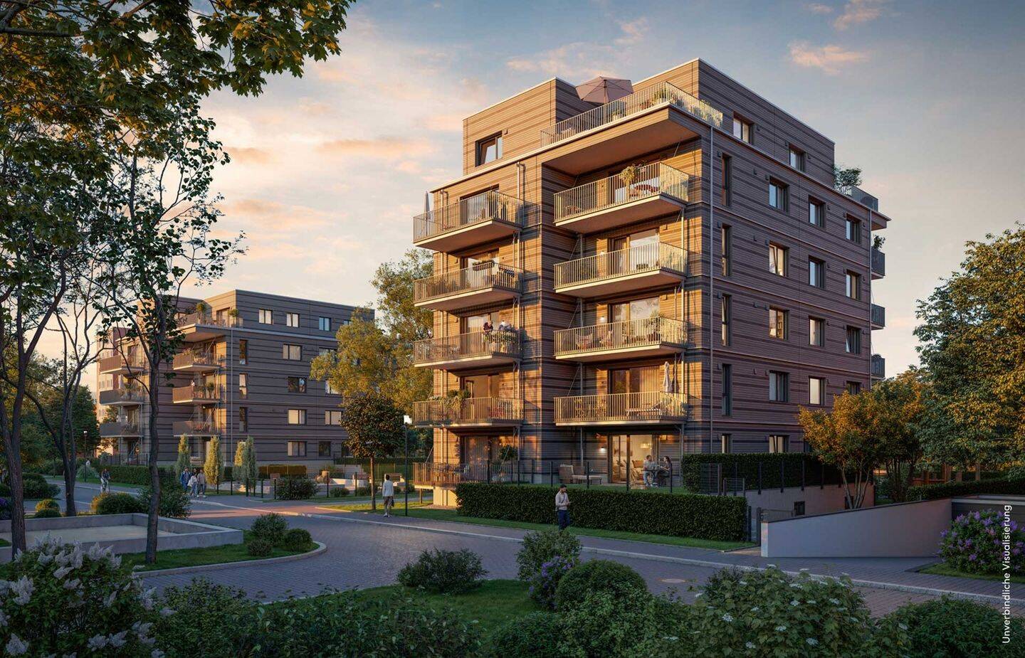 Appartement mit ca. 61 m² samt Dusche und Balkon – Berlin – Vorschaubild 7