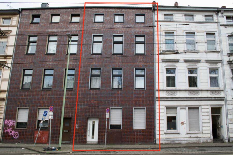 Provisionsfrei* Top modernisierte Kapitalanlage ohne Sanierungsstau in Duisburg-Hochfeld - Mehrfamilienhaus mit 277 m² Wohnfläche, vollvermietet, prov – Duisburg – Bild 1 von 9
