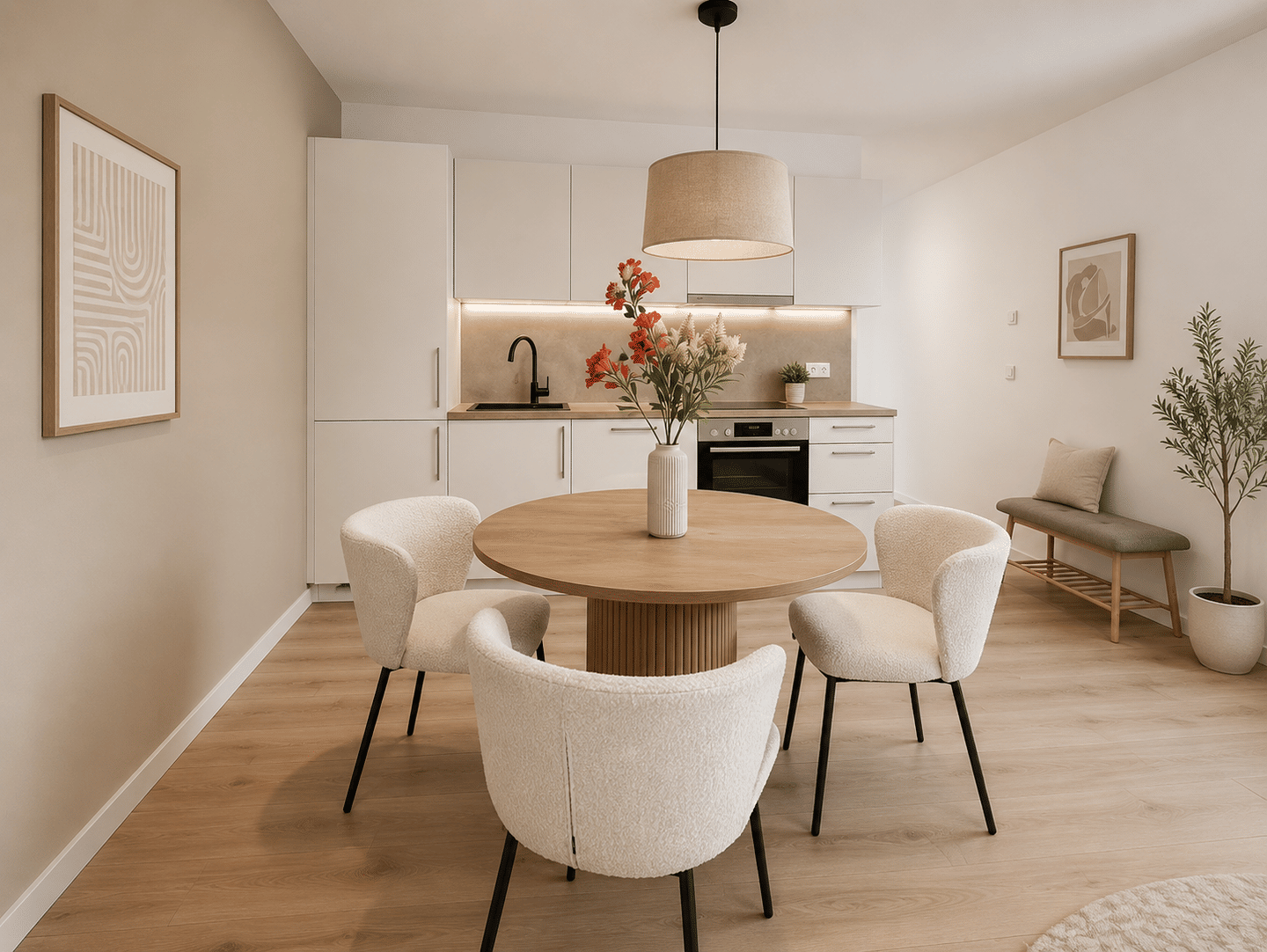 Moderne 2-Zimmer Wohnung mit Balkon & Einbauküche - Erstbezug - WE 4.08