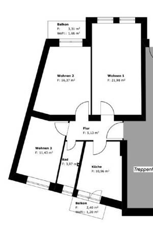 Wunderschöne 3 ZKB im EG eines Altbauhauses direkt am Tannenwäldchen – 34119 Kassel – Vorschaubild 8