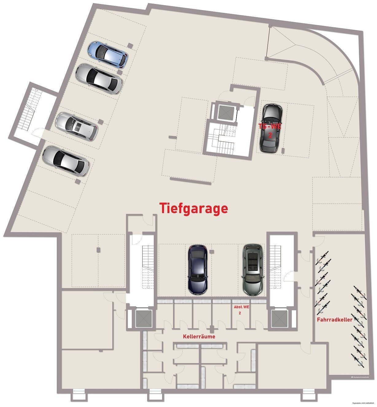 Hochwertig Neubauwohnung mit Balkon u. TG-Stellplatz- Erstbezug – Rhede – Vorschaubild 2