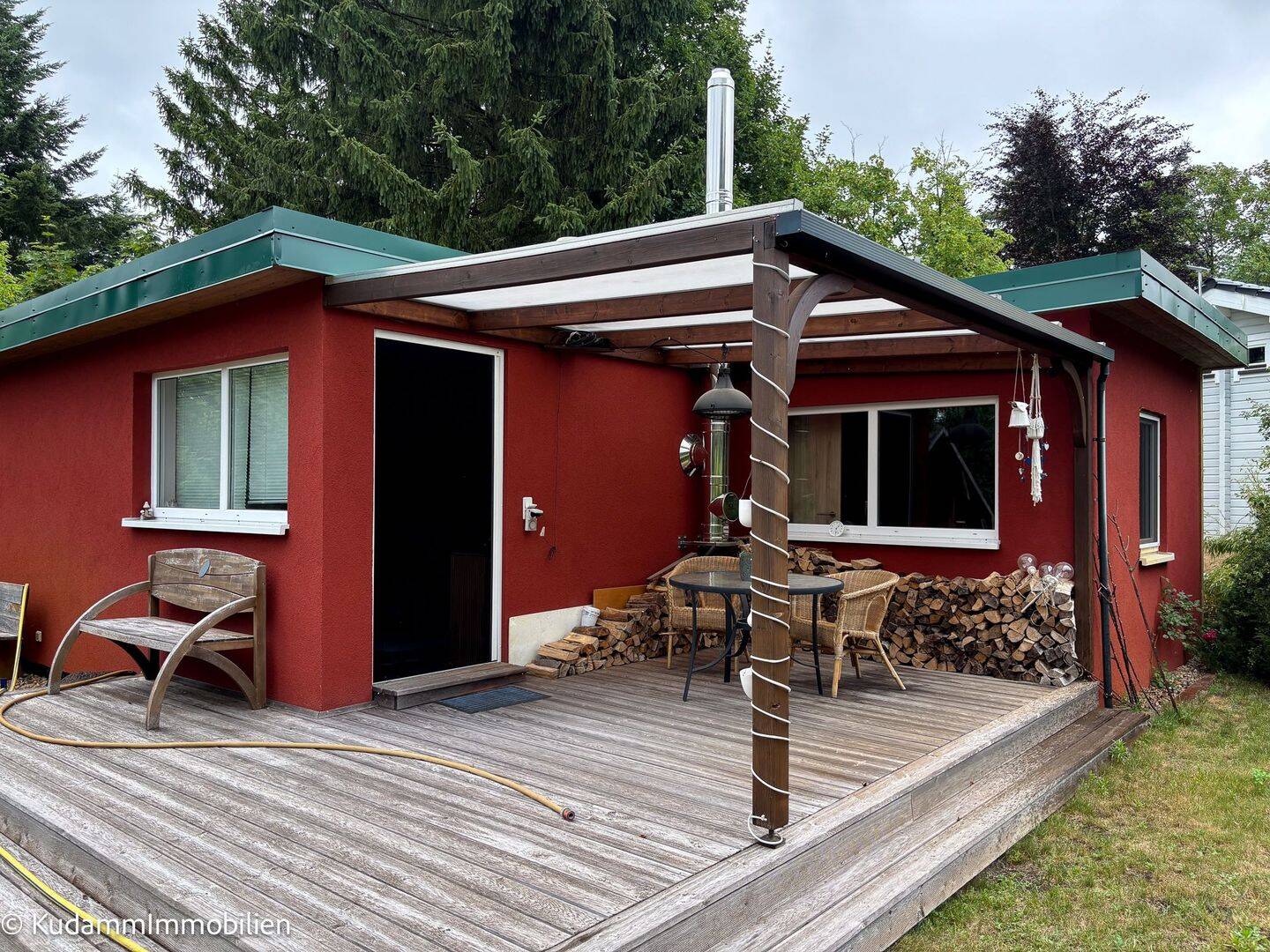 Rückzugsort am Wasser- Bungalow mit Steg in Seenähe von Lindow – Lindow (Mark) – Vorschaubild 4