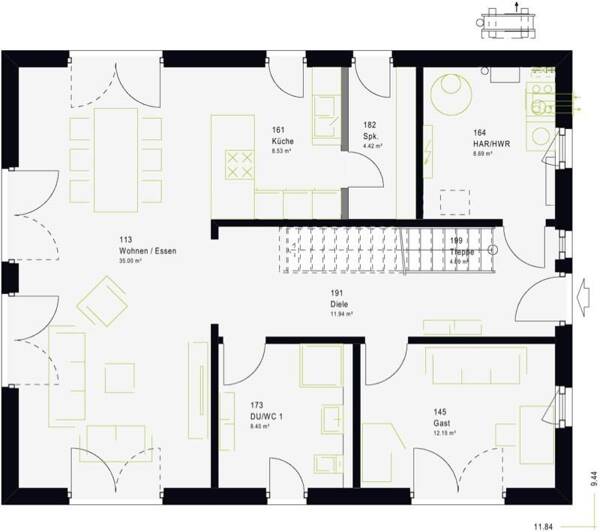 Haus in 36433 Bad Salzungen mit 156 m² kaufen