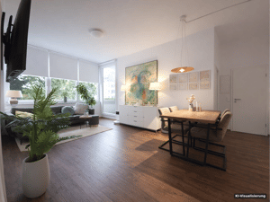 Modernisierte 3-Zimmer-Wohnung mit Balkon und Aufzug in Düsseldorf-Unterbilk