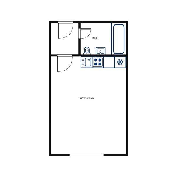 Klein, fein, mein! - 1-Zi.-Single-Appartment in Citynähe – Augsburg – Vorschaubild 2