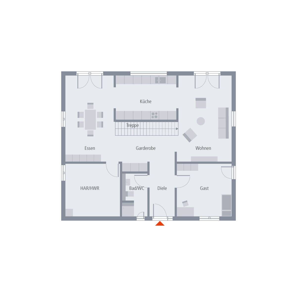 Einzugsfertiges individuelles Einfamilienhaus Flexibles Designhaus mit Flair zum Kauf – Essen – Vorschaubild 3