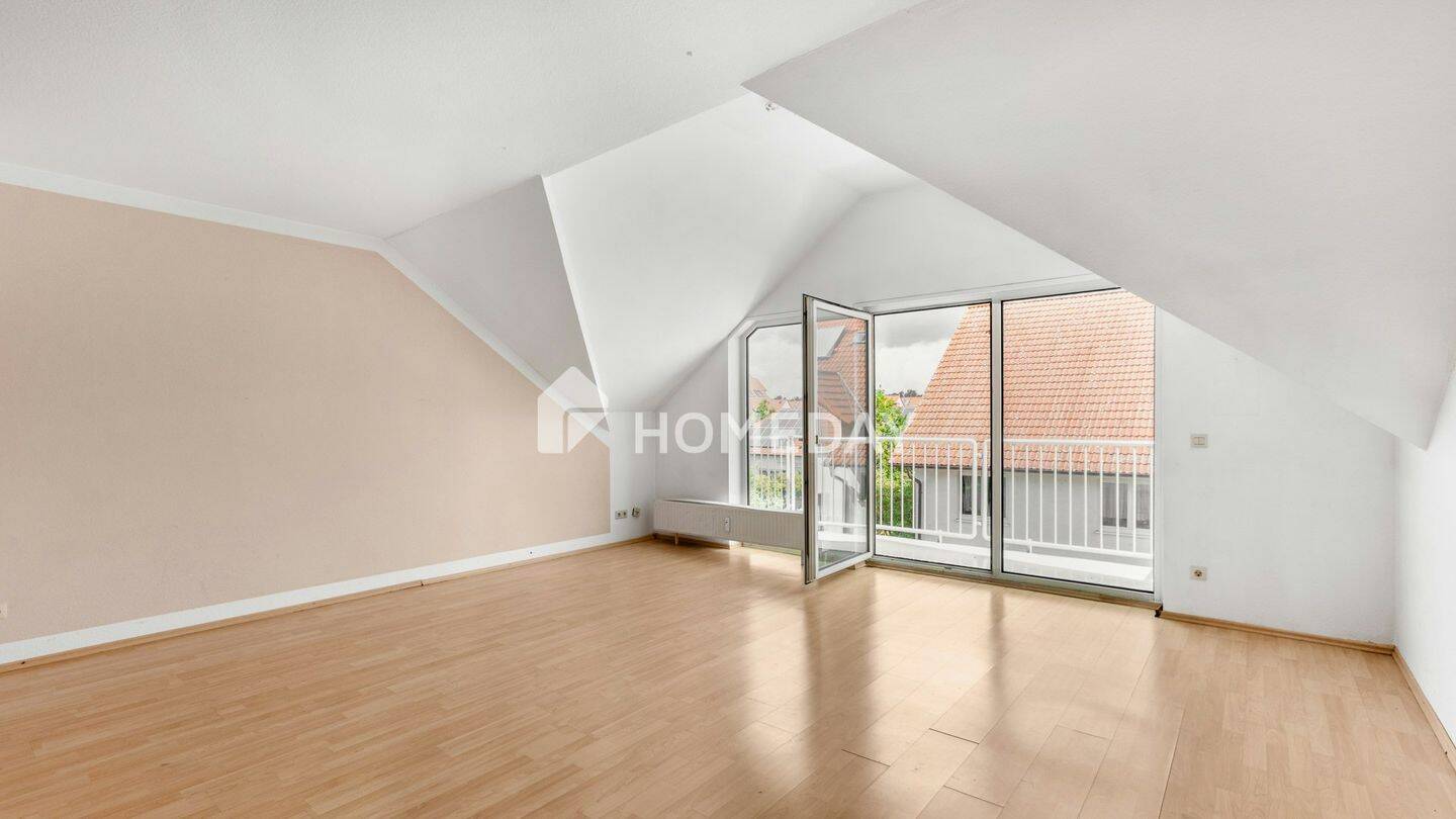 Sofort bezugsfrei: 2-Zimmer-Wohnung mit Balkon und Tiefgaragenstellplatz