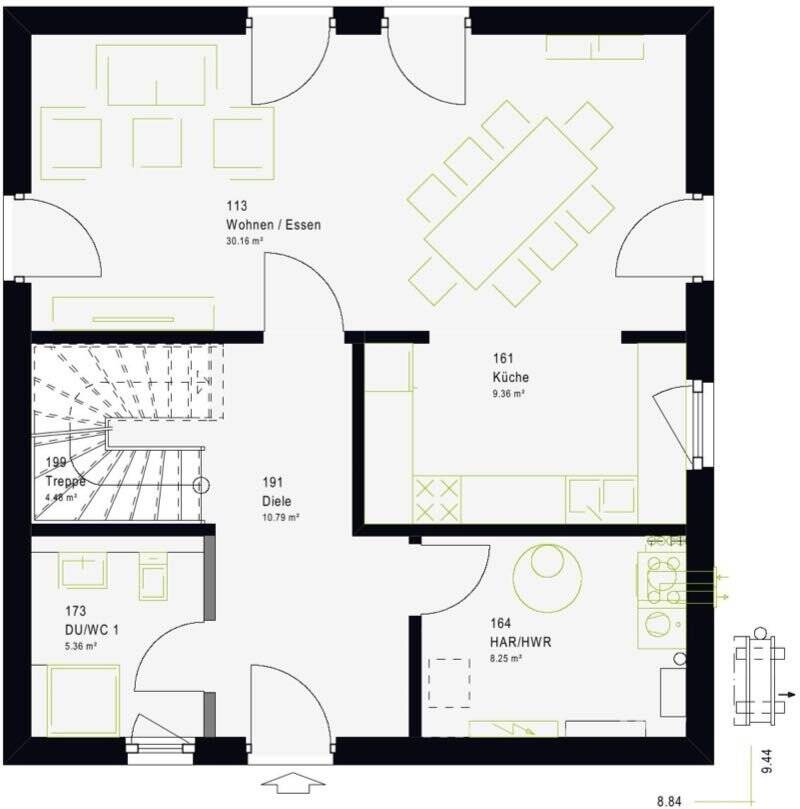 NEUBAU: Ihre repräsentative Stadtvilla mit zwei Vollgeschossen in Rehna – Rehna – Vorschaubild 5