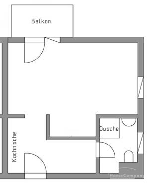 2240220 HomeCompany Dresden Möbliert/Furnished Studio Apartment mit Balkon Dresden-Plauen max. 2 Personen – 1187 Dresden – Vorschaubild 6