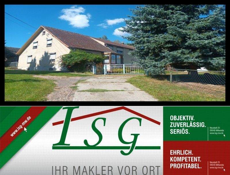 Zweifamilienhaus in Gleisberg - großes Grundstück in ruhiger Lage! – Roßwein – Bild 1 von 9