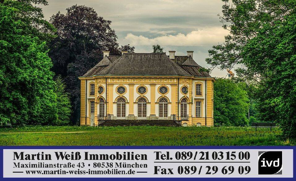Zur Kapitalanlage: Sonnige 3-Zimmer-Wohnung am Schlosspark Nymphenburg