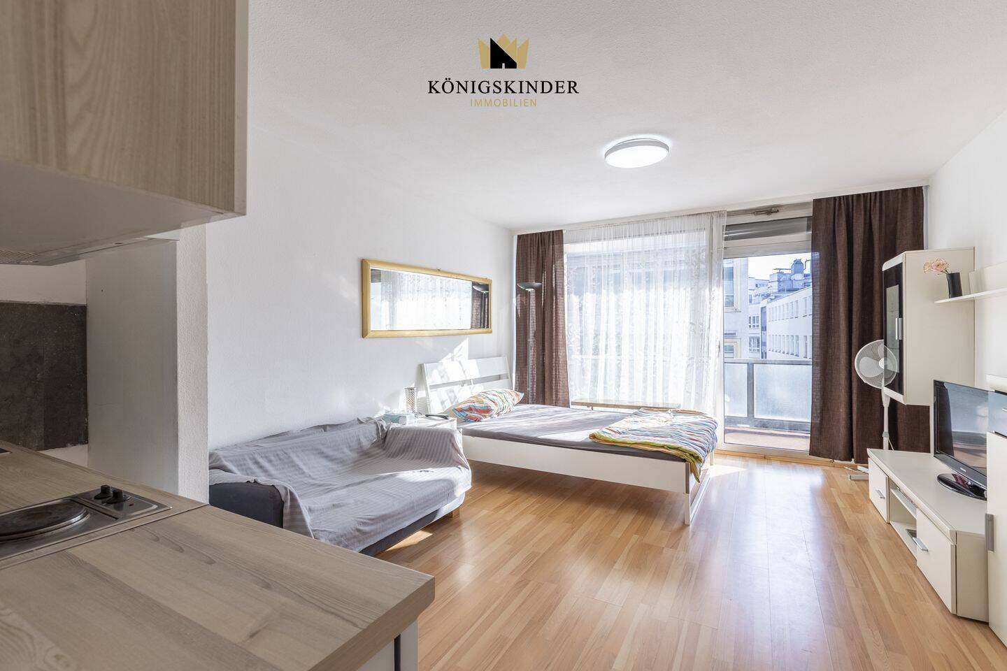 **1-Zimmer-Wohnung mit großem Vermietungspotenzial in zentraler Lage**