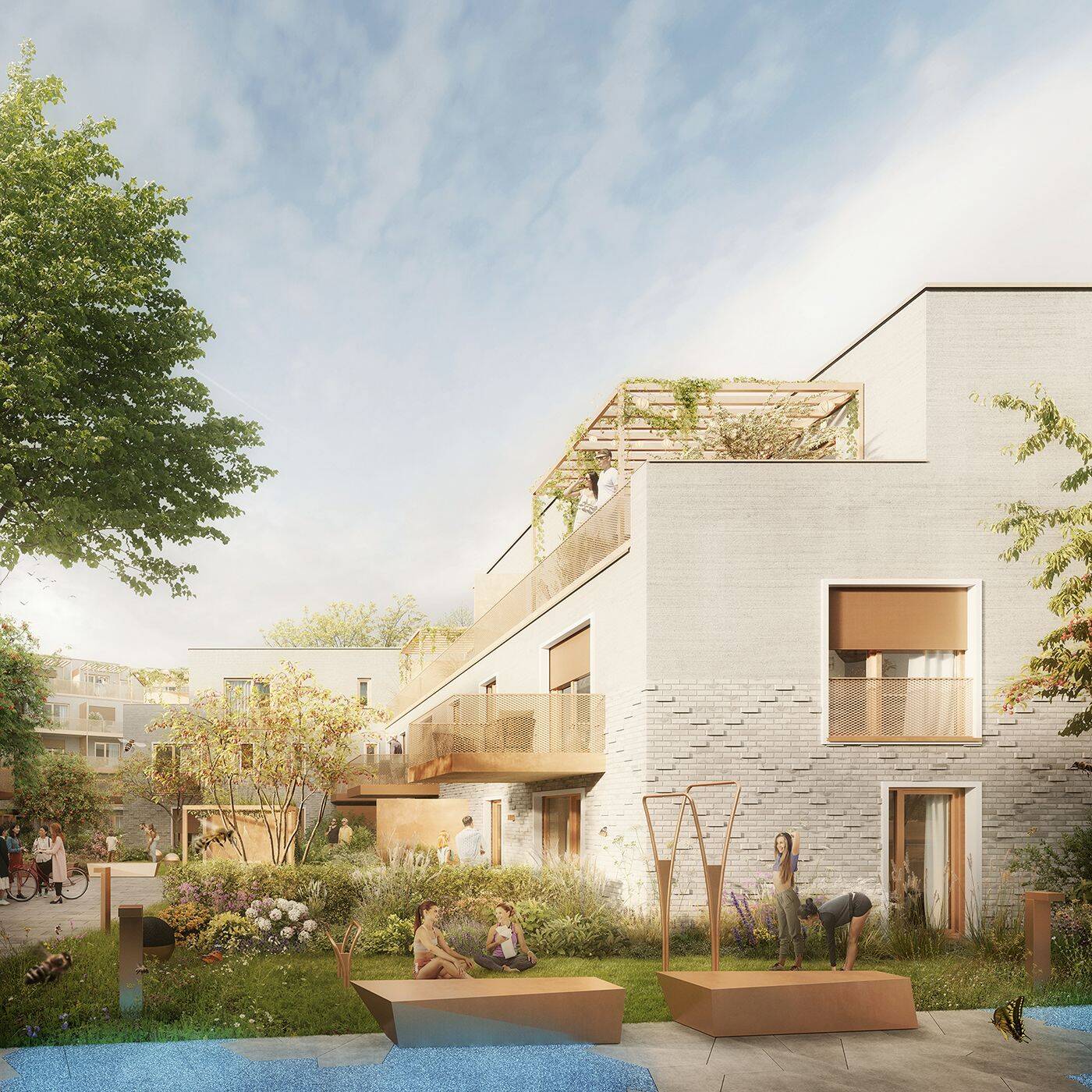 Grünes Lebensgefühl: 3 Zimmer Gartenwohnung mit privater Terrasse – Garching bei München – Vorschaubild 4