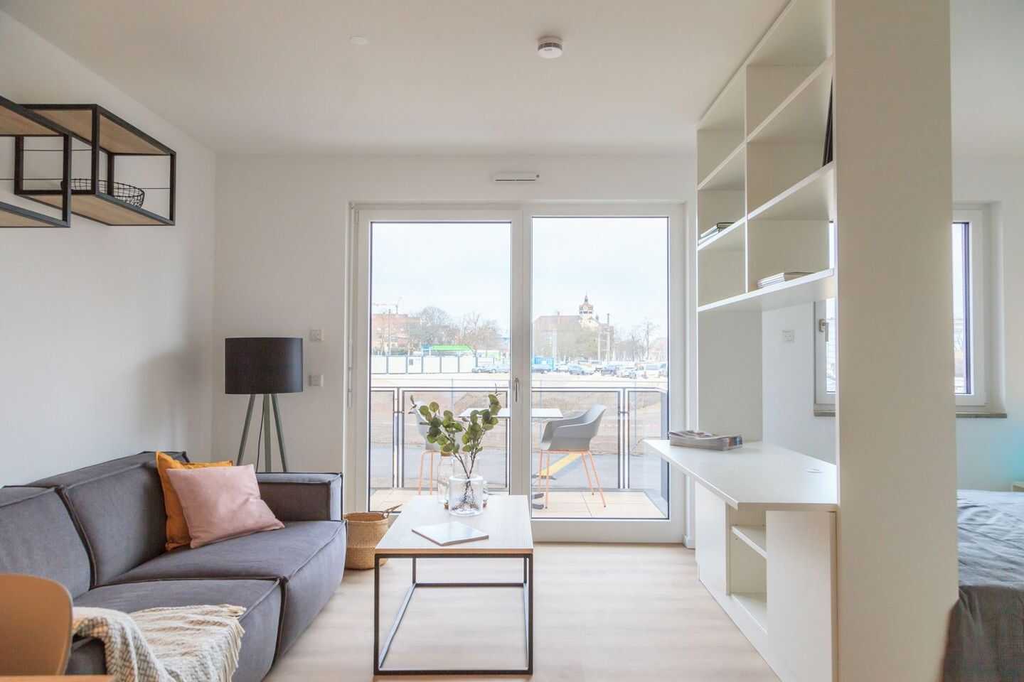 City-Apartments im Luitpoldviertel: 1 Zimmer mit Balkon – Nürnberg – Vorschaubild 6