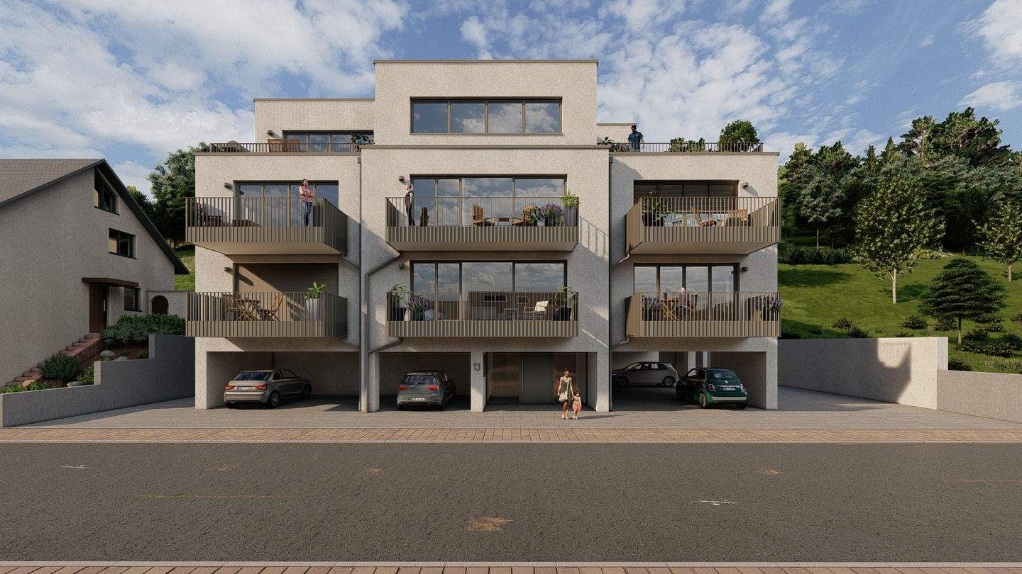 WE1: Moderne 3-Zimmer-Wohnung mit Balkon in Trier-Biewer – Trier – Vorschaubild 2