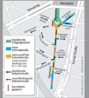Wohnen nah am Rhein, Dom, Bahnhof: 5 Zimmer Wohnung, Balkon, Modernisiert für Familien und Pärchen – 50668 Köln – Vorschaubild 6