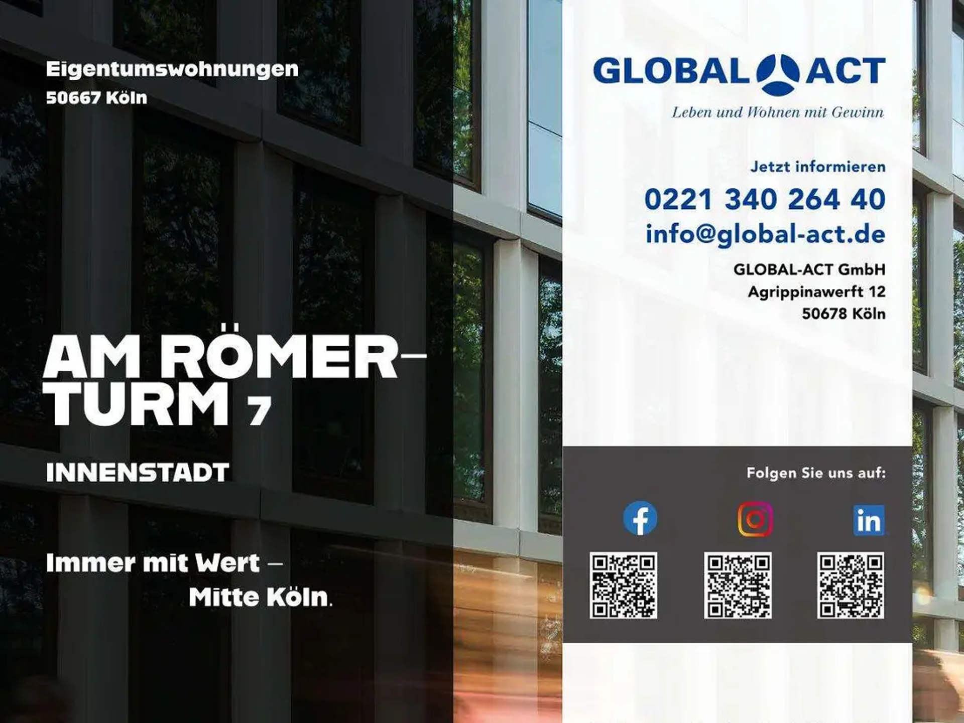 Terrassenwohnung in 50667 Köln mit 110 m² kaufen