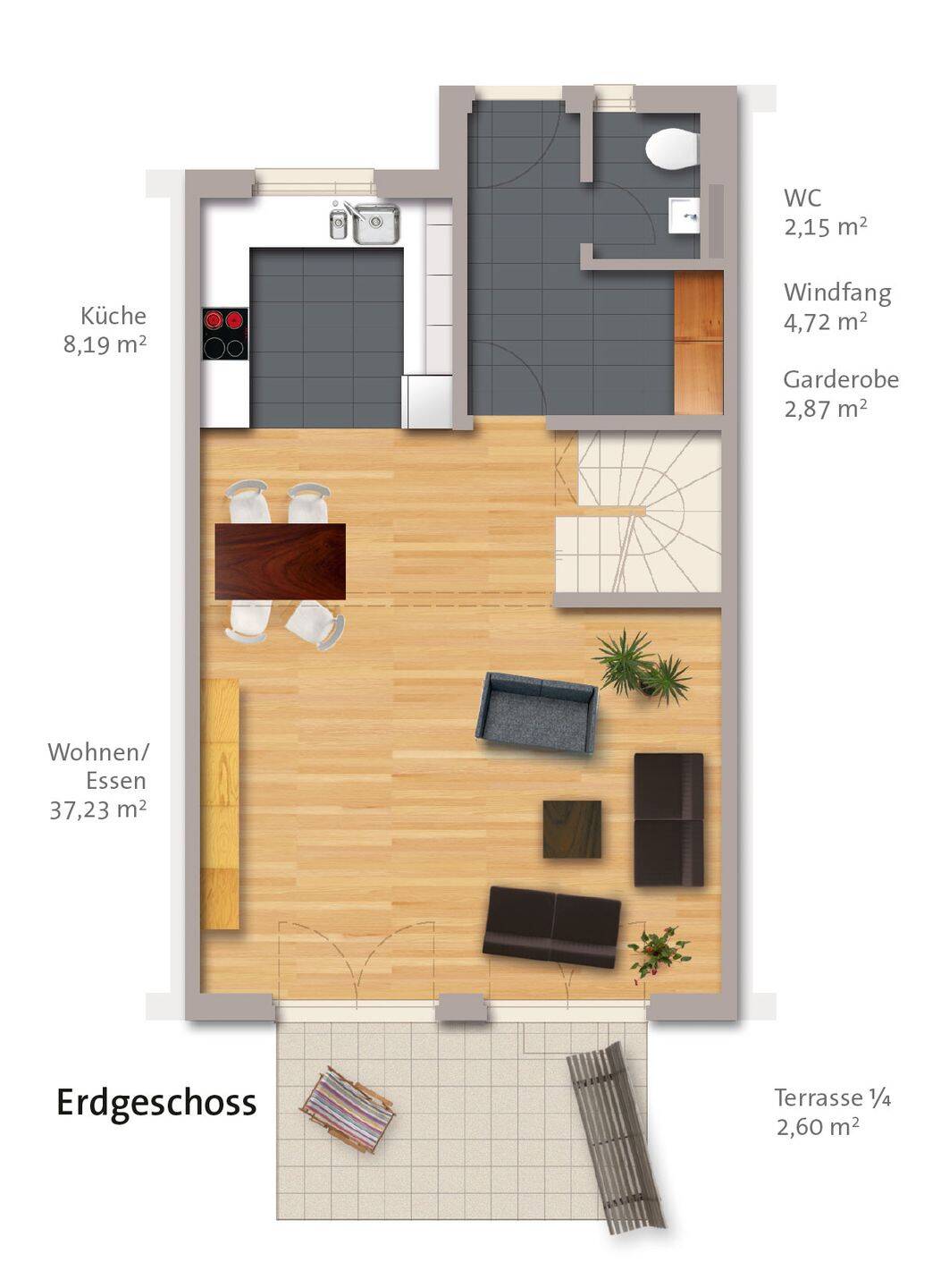 EQ LUX - Raum & Licht. Natürlich urban. *KfW 55* – Nürnberg – Vorschaubild 6