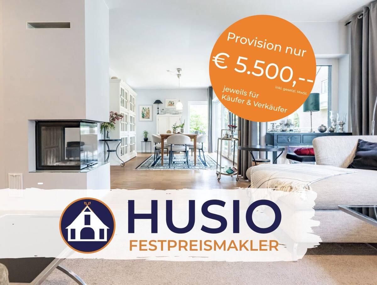 Exklusive Eigentumswohnung mit Gäste-WC, Kamin, KNX-System, großem Balkon und Tiefgarage – 22459 Hamburg – Bild 1 von 9
