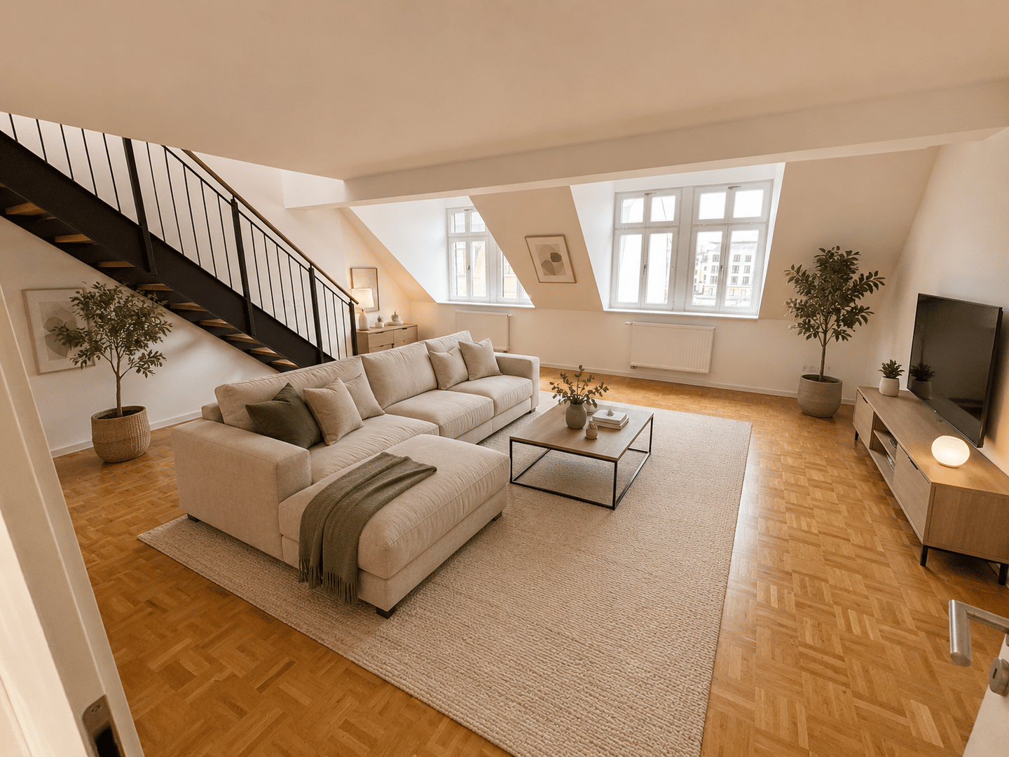 Preisreduzierung!!! Bezugsfrei | Stilvolle Maisonette-Wohnung | Loggia | 2 Bäder | Aufzug | Stellplatz